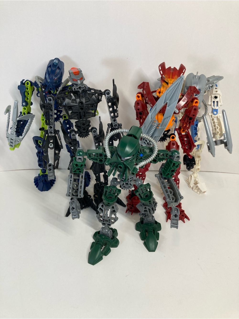 LEGO Bionicle Toa Mahri Lot of 5 Various Levels of Completion and Damage